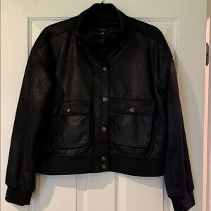 Black Women's Bomber Jacket